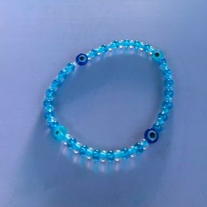This is a handmade anklet.